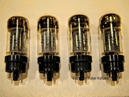 Sovtek Factory Platinum Matched QUAD (FOUR) 6L6WXT+  Power Tubes