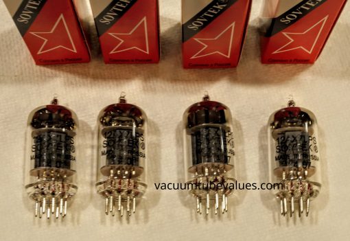 SOVTEK QUAD (FOUR) 12AX7 12AX7LPS ECC83  PIN Preamp Tubes - Image 2