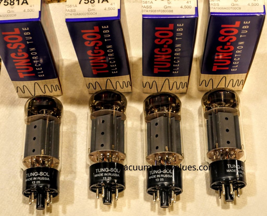 TUBE/TUBE LIVE AROUND SPECIAL 2024 SUN … Tung-Sol Factory Platinum Matched QUAD (FOUR) 7581A Power