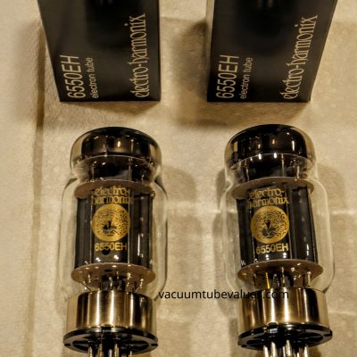 Electro-Harmonix Factory Platinum Matched PAIR (TWO) 6550 Power Tubes