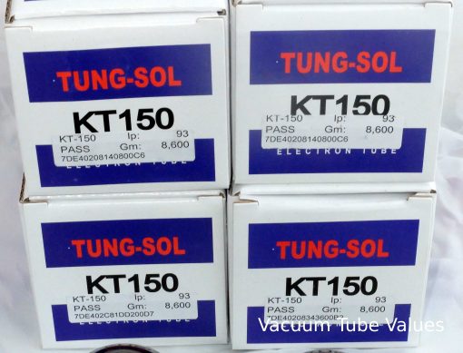 Tung-Sol Factory Platinum Matched QUAD (FOUR) KT150   Power Tubes - Image 2