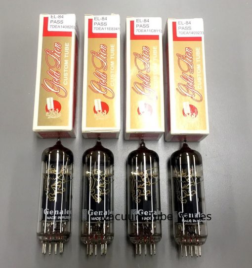 Genalex Factory Platinum Matched QUAD EL84 Power Tubes
