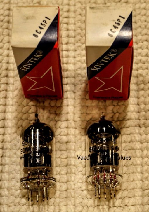Sovtek 6C45 6C45Pi PAIR TUBES