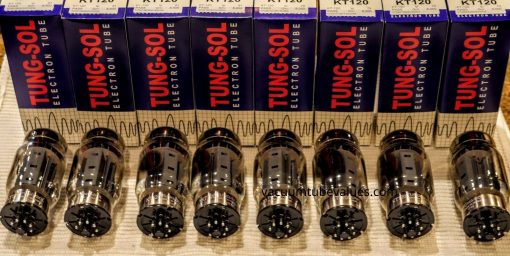 Tung-Sol Platinum Matched OCTET (8) NEW NIB KT-120 KT120 tubes 24hr Burn-in - Image 2