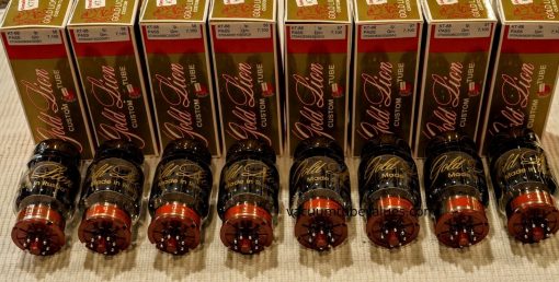 New Platinum Factory Matched Octet (8) Genalex Gold Lion KT88 6550 KT-88 Tubes