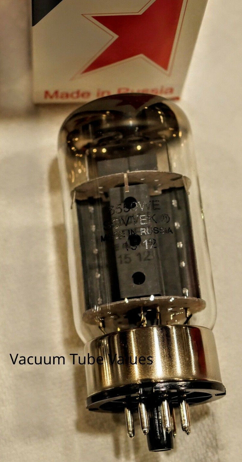 SOVTEK Fully Tested SINGLE 6550WE 6550 tube 24 Hr Burnin Vacuum Tube