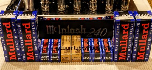 McIntosh MC-240 MC240 MULLARD EH GOLD Tube Kit  Amp Platinum Matched - Image 2