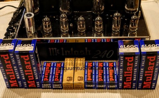 McIntosh MC-240 MC240 MULLARD EH GOLD Tube Kit  Amp Platinum Matched