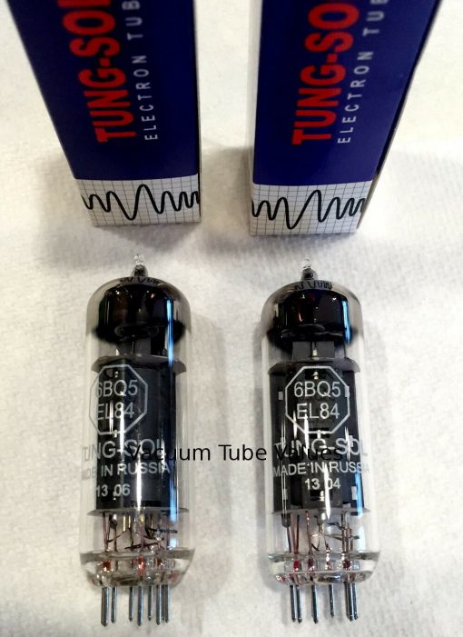 Tung-Sol  Factory Platinum Matched PAIR (TWO) EL-84 Power Tubes - Image 2