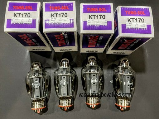 Tung-Sol Factory Platinum Matched QUAD (FOUR) KT170   Power Tubes