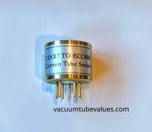 ECC808 to 12AX7 Adapter for Fisher SA-1000 and others