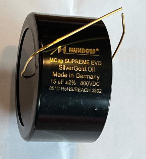 Mundorf Supreme EVO Silver Gold Oil 15 15.0 uf mfd - Image 2