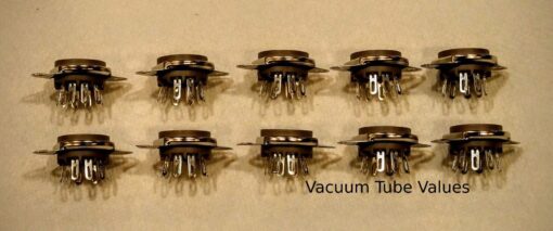 BELTON VT9-ST2 9 pin  for 12AX7, EL84 tube sockets,  TOP MOUNT 10 PCS - Image 3